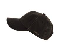 STETSON Casquette Statesboro Old Cotton Homme - de Baseball en Coton Boucle métal, avec visière, visière Printemps-été Été - S/M (54-57 cm) Marron