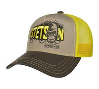 STETSON Casquette Trucker Since 1865 Homme - Snapback de Baseball Snapback, avec Visiere, Visiere Printemps-ete - Taille Unique Jaune