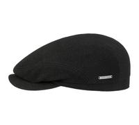Stetson Casquette Belfast Vedrick Wool Homme - Made in The EU Gavroche avec Visiere, Doublure Automne-Hiver Hiver - 58 cm Noir