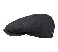 Stetson Casquette Belfast Wool Blend Homme - Made in The EU Gavroche Laine avec Visiere, Doublure Hiver Automne-Hiver - 58 cm Anthracite
