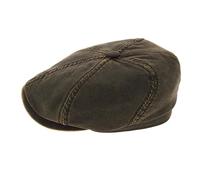 STETSON Casquette Brooklin Old Cotton Homme - Gavroche en Coton d'été avec visière, visière Printemps-été Été - S (54-55 cm) Marron
