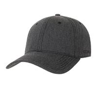 Stetson Casquette Classic Cotton Melange Femme/Homme - de Soleil Baseball en Coton Boucle métal, avec visière Hiver Automne Printemps Été Printemps-été - Taille Unique Anthracite