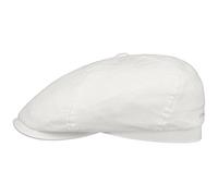 STETSON Casquette Cotton Twill Femme/Homme - en Coton Gavroche avec visière, Doublure Été Printemps-été - XXL (62-63 cm) Blanc