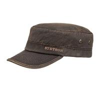 Stetson Casquette Datto Winter Army Homme - de Militaire pour avec visière, Doublure, fermé à l’arrière, Doublure Hiver Automne-Hiver - L (58-59 cm) Marron
