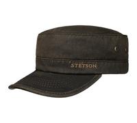 Stetson Casquette Datto Winter Army Homme - de Militaire pour avec visière, Doublure, fermé à l’arrière, Doublure Hiver Automne-Hiver - L (58-59 cm) Marron