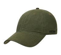 Stetson Casquette Ducor Sun Guard Femme/Homme - en Coton Fitted Protection Solaire avec visière, fermé à l’arrière Printemps-été - 53 cm Olive foncé