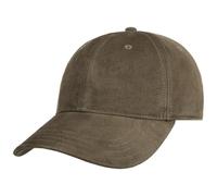 Stetson Casquette en Cuir Velours Classic Homme - Curved Brim Cap de Baseball avec Visiere Printemps-ete Printemps Ete Automne Hiver - L (58-59 cm) Taupe
