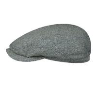 STETSON Casquette en Soie Belfast Femme/Homme - Made in The EU Gavroche Plate avec visière, Doublure Été Printemps-été - 59 cm Vert-Bleu