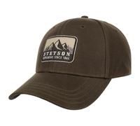 Stetson Casquette Exploring Since 1865 Homme - en Coton de Baseball Snapback, avec Revers, visière Printemps-été Printemps Été Automne Hiver - Taille Unique Marron foncé