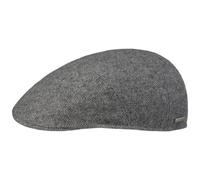Stetson Casquette Finningley 5 Panel Homme - Made in The EU Gavroche avec Visiere, Visiere Automne-Hiver Automne Hiver - L (58-59 cm) Gris