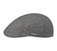 Stetson Casquette Finningley 6 Panel Homme - Made in The EU Gavroche avec Visiere, Visiere Automne-Hiver Automne Hiver - L (58-59 cm) Gris