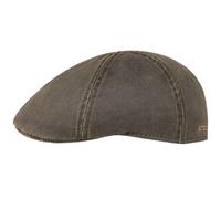 STETSON Casquette Level Gatsby Homme - Gavroche Plate d'été avec visière, visière Printemps-été - M (56-57 cm) Marron