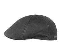 STETSON Casquette Level Gatsby Homme - Gavroche Plate d'été avec visière, visière Printemps-été - S (54-55 cm) Noir