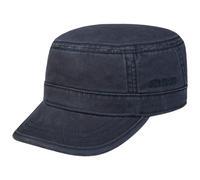 Stetson Casquette Gosper Army Femme/Homme - Urban de Militaire avec visière, fermé à l’arrière Printemps-été Printemps Été Automne Hiver - XL (60-61 cm) Bleu foncé