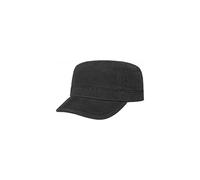 Stetson Casquette Gosper Army Femme/Homme - Urban de Militaire avec Visiere, Ferme a l’Arriere Printemps-ete Printemps Ete Automne Hiver - M (56-57 cm) Noir