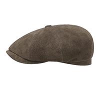 STETSON Casquette Hatteras Le Loupio Cuir Marron S - 54/55 cm
