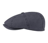 STETSON Casquette Hatteras Classic Cotton Femme/Homme - en Coton d'été avec visière Printemps-été Été - L (58-59 cm) Bleu