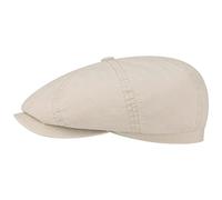Stetson Casquette Hatteras Classic Cotton Femme/Homme - en Coton d'été avec visière Printemps-été Été - M (56-57 cm) Beige