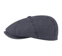 STETSON Casquette Hatteras Classic Cotton Femme/Homme - en Coton d'été avec visière Printemps-été Été - XXL (62-63 cm) Bleu