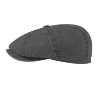 STETSON Casquette Hatteras Classic Cotton Femme/Homme - en Coton d'été avec visière Printemps-été Été - M (56-57 cm) Noir