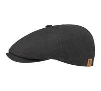 Stetson Casquette Hatteras en Lin Plate (56 cm - Noir)