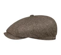 Stetson Hatteras Harridge Casquette Gavroche Laine Motif Chevrons Fabrique en UE Homme Automne Hiver