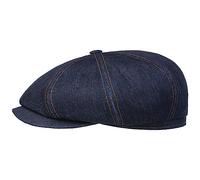 Stetson Casquette Hatteras Sustainable Jeans Homme - Made in The EU Type Gavroche avec visière, visière Été Printemps-été - L (58-59 cm) Denim