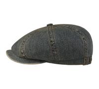Stetson Casquette Hatteras Washed Denim Homme - Gavroche avec Visiere Automne-Hiver Automne Hiver - M (56-57 cm) Denim
