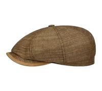 Stetson Casquette Hatteras Yelvington Homme - Made in Germany Type Gavroche avec Visiere, Doublure, Doublure Ete Printemps-ete - 60 cm Marron