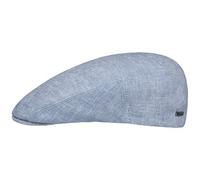 Stetson Casquette Just Linen Femme/Homme - Made in The EU D'Ete en Lin Gavroche avec Visiere, Doublure Ete Printemps-ete - 57 cm Bleu Clair