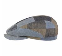 Stetson Casquette Laughlin Driver Patchwork Femme/Homme - Made in The EU Gavroche avec Visiere, Doublure, Doublure Printemps-ete Printemps Ete - M (56-57 cm) Bleu