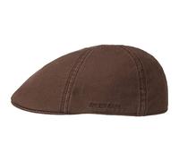 STETSON Casquette Level Gatsby Homme - Gavroche Plate d'été avec visière, visière Printemps-été - L (58-59 cm) Marron