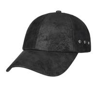 STETSON Casquette Liberty Homme - Baseball de en Cuir Boucle métal, avec visière Automne Printemps Hiver Été Printemps-été - Taille Unique Noir