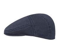 STETSON Casquette Plate Paradise Cotton Homme - en Coton Casquettes Plates Ivy avec visière Hiver Automne Printemps Été Printemps-été - S (54-55 cm) Bleu