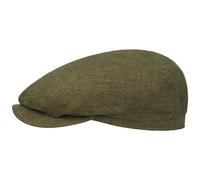 Stetson Casquette Plate d´Ete Belfast Homme - Made in The EU en Lin Gavroche avec Visiere Ete Printemps-ete - 62 cm Olive