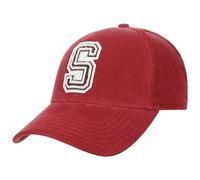 STETSON Casquette Sustainable Corduroy Femme/Homme - en Velours de Baseball Boucle métal, avec visière Automne Été Printemps Hiver Printemps-été - Taille Unique Rouge