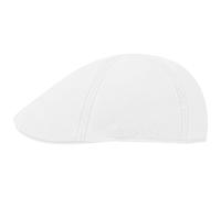 STETSON Casquette Texas Anti-UV Femme/Homme - Gavroche en Coton de Soleil avec visière Printemps-été - M (56-57 cm) Blanc