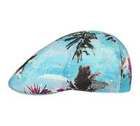 Stetson Casquette Texas Bluemont Femme/Homme - Made in The EU D'Ete Gavroche en Lin avec Visiere Ete Printemps-ete - S (54-55 cm) Bleu Clair