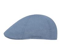 STETSON Casquette Texas Anti-UV Femme/Homme - Gavroche en Coton de Soleil avec visière Printemps-été - M (56-57 cm) Bleu Pigeon