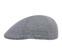 STETSON Casquette Texas Cotton Jersey Homme - Made in The EU en Coton Gavroche avec visière Été Printemps-été - M (56-57 cm) Bleu foncé