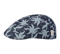 STETSON Casquette Texas Denim Print Femme/Homme - Made in The EU Gavroche avec visière, Doublure Été Printemps-été - S (54-55 cm) Bleu foncé