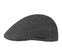 Stetson Casquette Texas Organic Cotton Homme - Gavroche en Coton avec Visiere Printemps-ete - XXL (62-63 cm) Noir