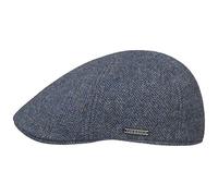Stetson Casquette Gatsby Texas Pig Skin Homme - Casquettes pour l'hiver avec Visiere, Doublure Printemps-ete - M (56-57 cm) Noir