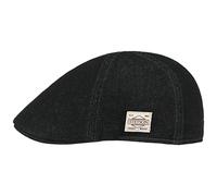 Stetson Casquette Texas Robust Denim Homme - Gavroche avec Doublure, visière Hiver Automne-Hiver - XL (60-61 cm) Noir