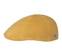 STETSON Casquette Texas Soft Vintage Cotton Homme - en Coton Gavroche avec visière, Doublure Hiver Automne-Hiver - M (56-57 cm) Jaune