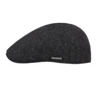 Stetson Texas Wool Herringbone Casquette Homme -, Noir/gris, 7 3/4, 7 7/8