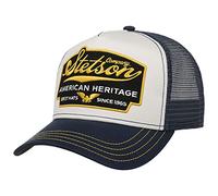 STETSON Casquette Trucker American Heritage Homme - Mesh de Baseball Snapback Snapback, avec visière Printemps-été - Taille Unique Bleu foncé