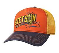 STETSON Casquette Trucker Connecting Homme - Mesh de Baseball Snapback, avec visière, Doublure, Doublure Printemps-été - Taille Unique Jaune