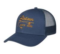 Stetson Casquette Trucker Fishing Rod Homme - de Baseball Mesh Snapback, avec visière, Doublure, Doublure Printemps-été Printemps Été Automne Hiver - Taille Unique Bleu