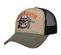 STETSON Casquette Trucker Forest Patrol Homme - Baseball Cap Mesh de Snapback, avec Visiere, Visiere Printemps-ete - Taille Unique Noir